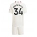 Maillot de foot Manchester United Donny van de Beek #34 Troisième vêtements enfant 2023-24 Manches Courtes (+ pantalon court)